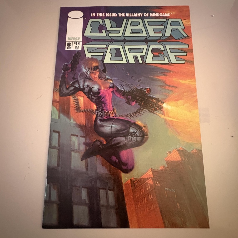 Cyberforce Image Comics #6 1994 First‎ Printing Mindgame Canada Top Cow